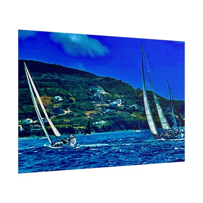 Nautical Sailboat Print