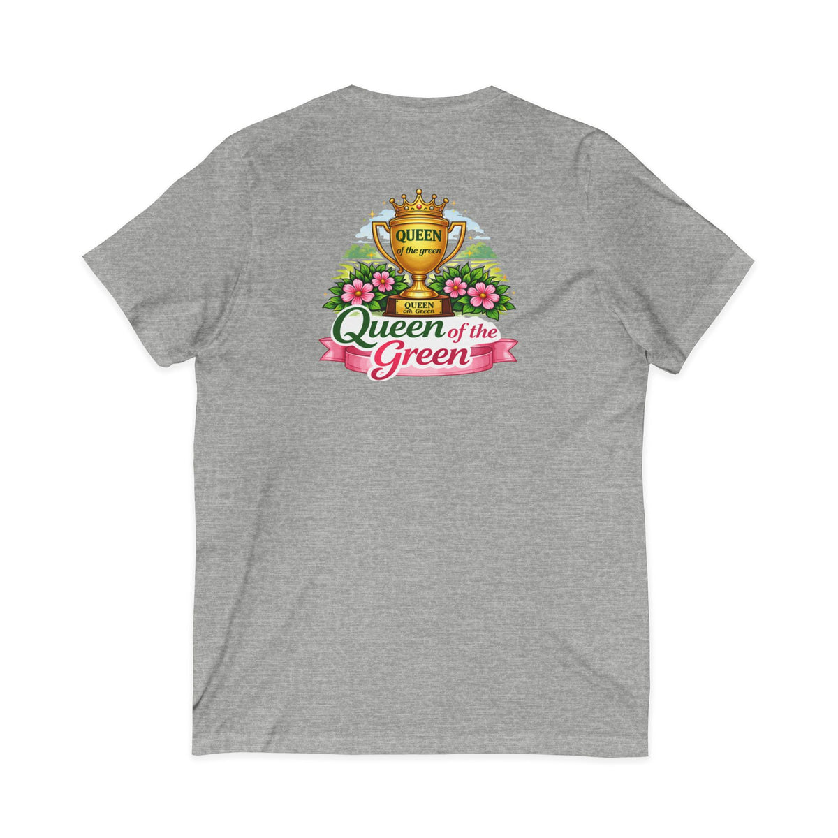 Queen of the Green V-Neck Tee