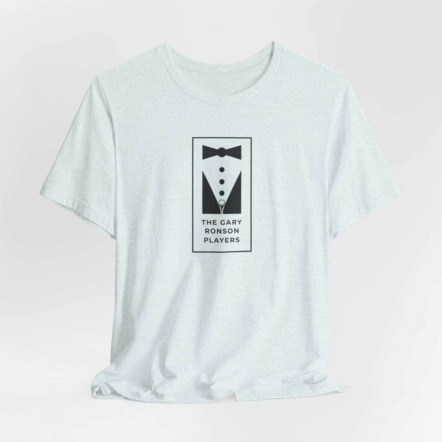 Tuxedo Logo Tee — "The Gary Ronson Players" Vintage Band T‑Shirt