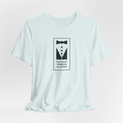 Tuxedo Logo Tee — "The Gary Ronson Players" Vintage Band T‑Shirt