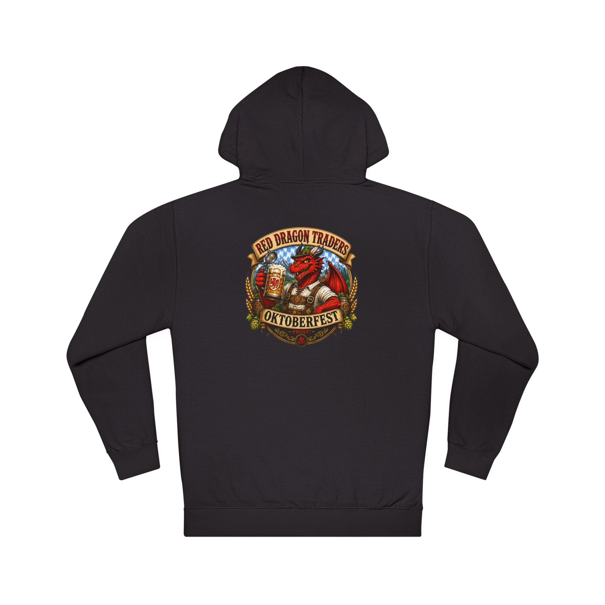 Oktoberfest Dragon Hoodie – Red Dragon Tavern Beer Festival Sweatshirt