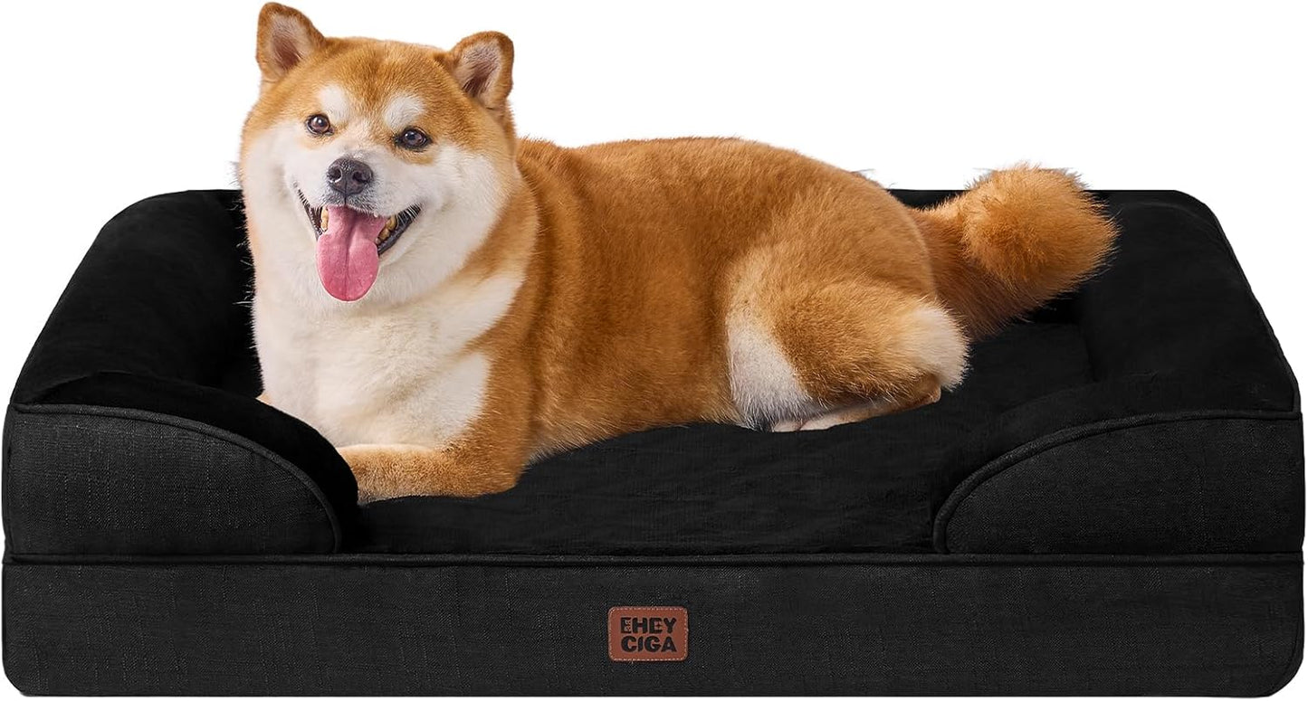 The Pooch Palace: Where Your Medium-Sized Furball Can Snooze Like Royalty on a Waterproof Cloud with a Side of Non-Slip Shenanigans!