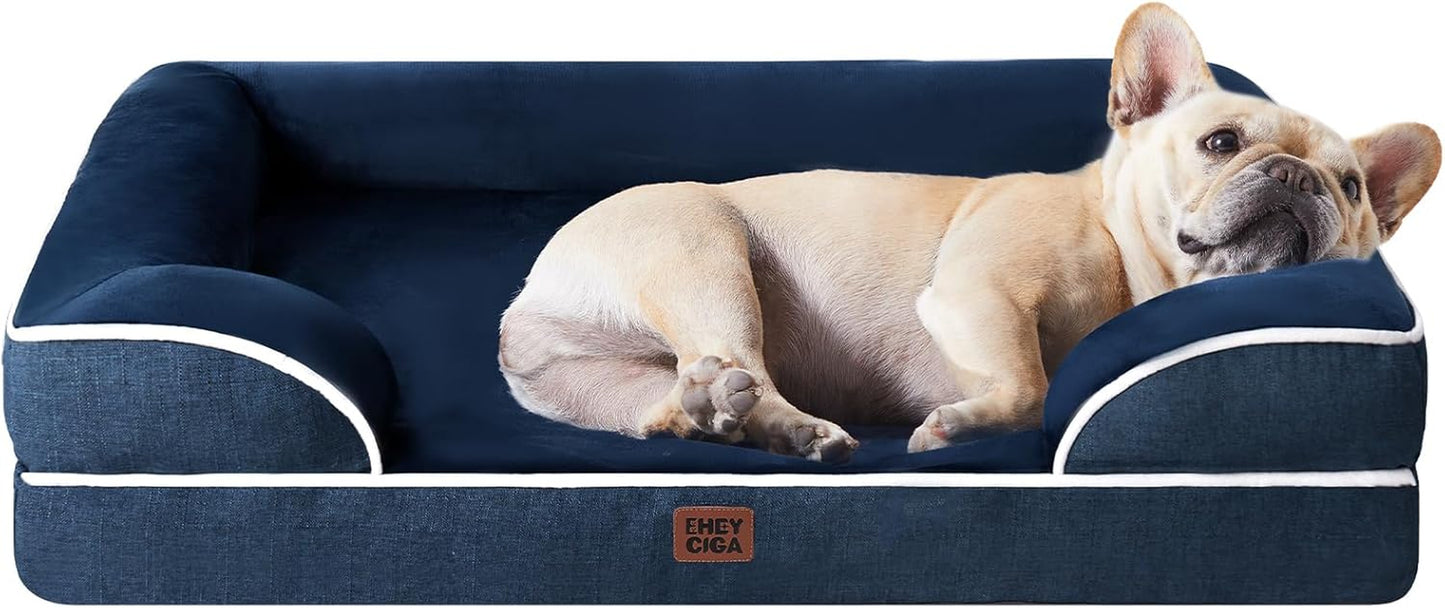 The Pooch Palace: Where Your Medium-Sized Furball Can Snooze Like Royalty on a Waterproof Cloud with a Side of Non-Slip Shenanigans!