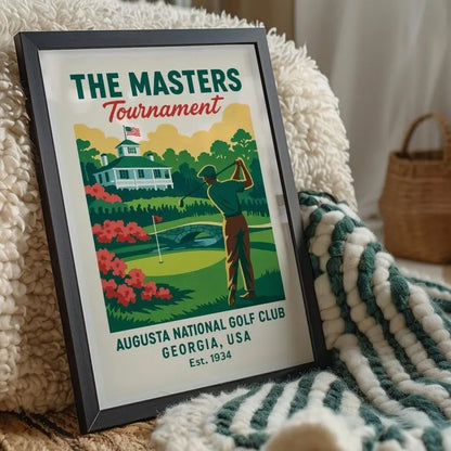 Charming Vintage Golf Print