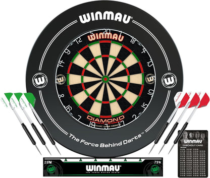 Level up your game with the  Diamond Plus Dart Board & Surround Set! 🎯 Perfect for pros and enthusiasts alike! 🏆 #Darts #GameOn