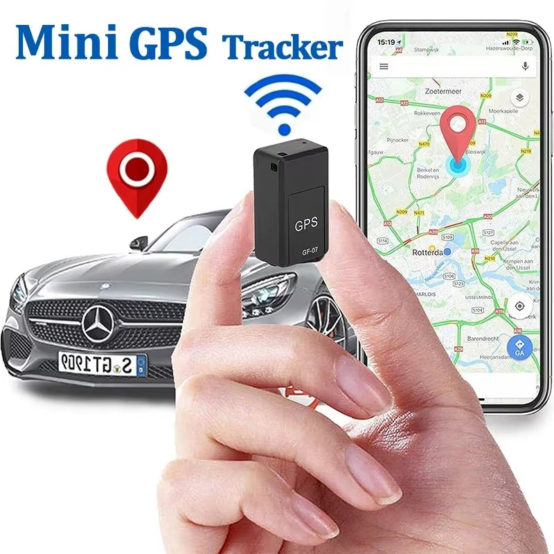 Mini GPS Tracker GF07 - Strong Magnetic Car Locator with Anti-Lost Alarm & App Control