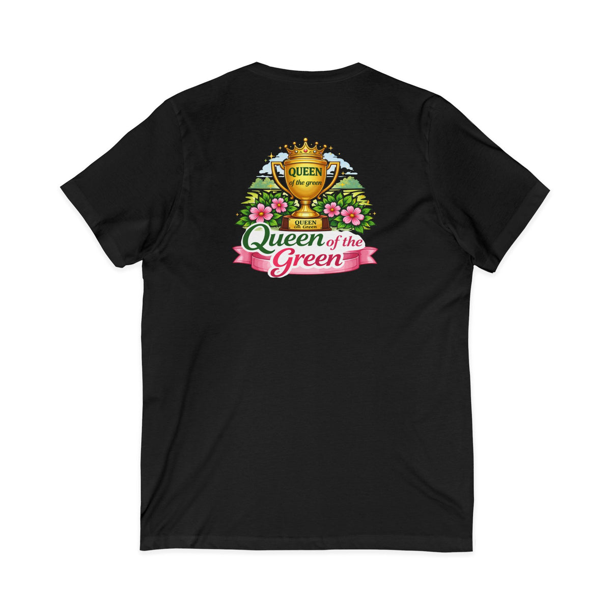 Queen of the Green V-Neck Tee