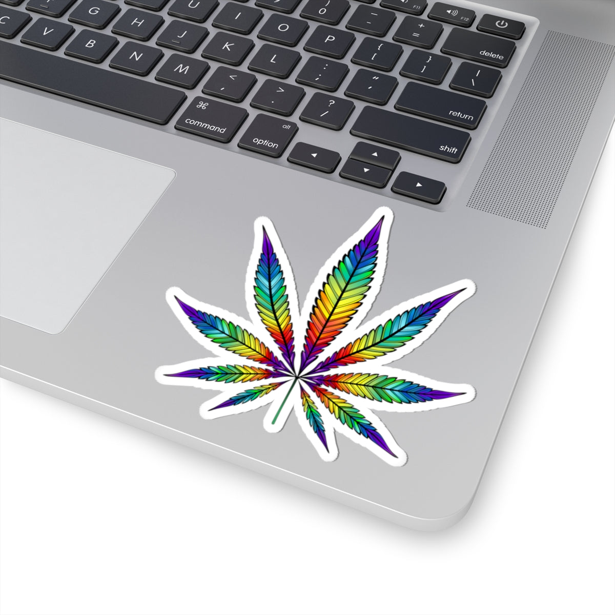 Rainbow Cannabis Sticker