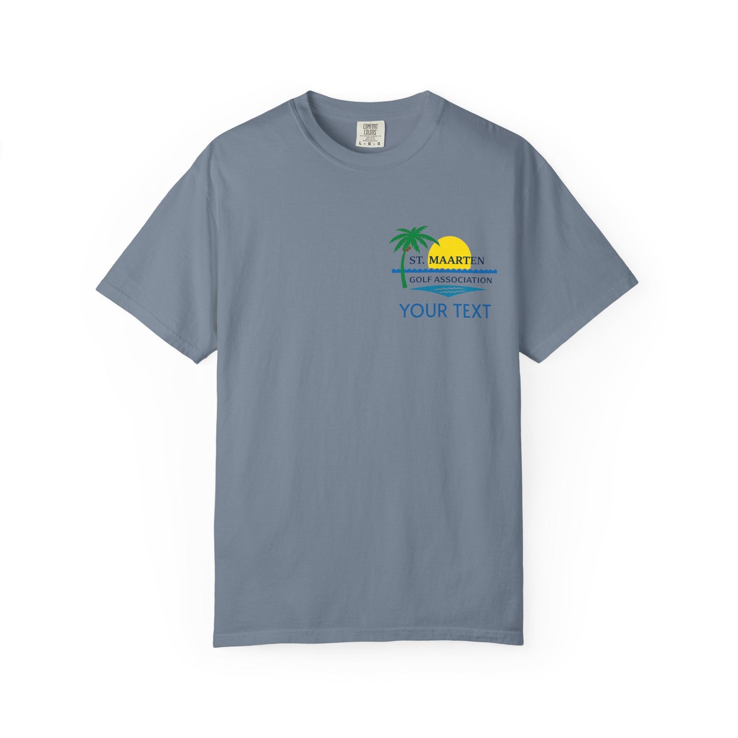 St. Maarten Golf Association T-Shirt — Personalized Resort Golf Tee