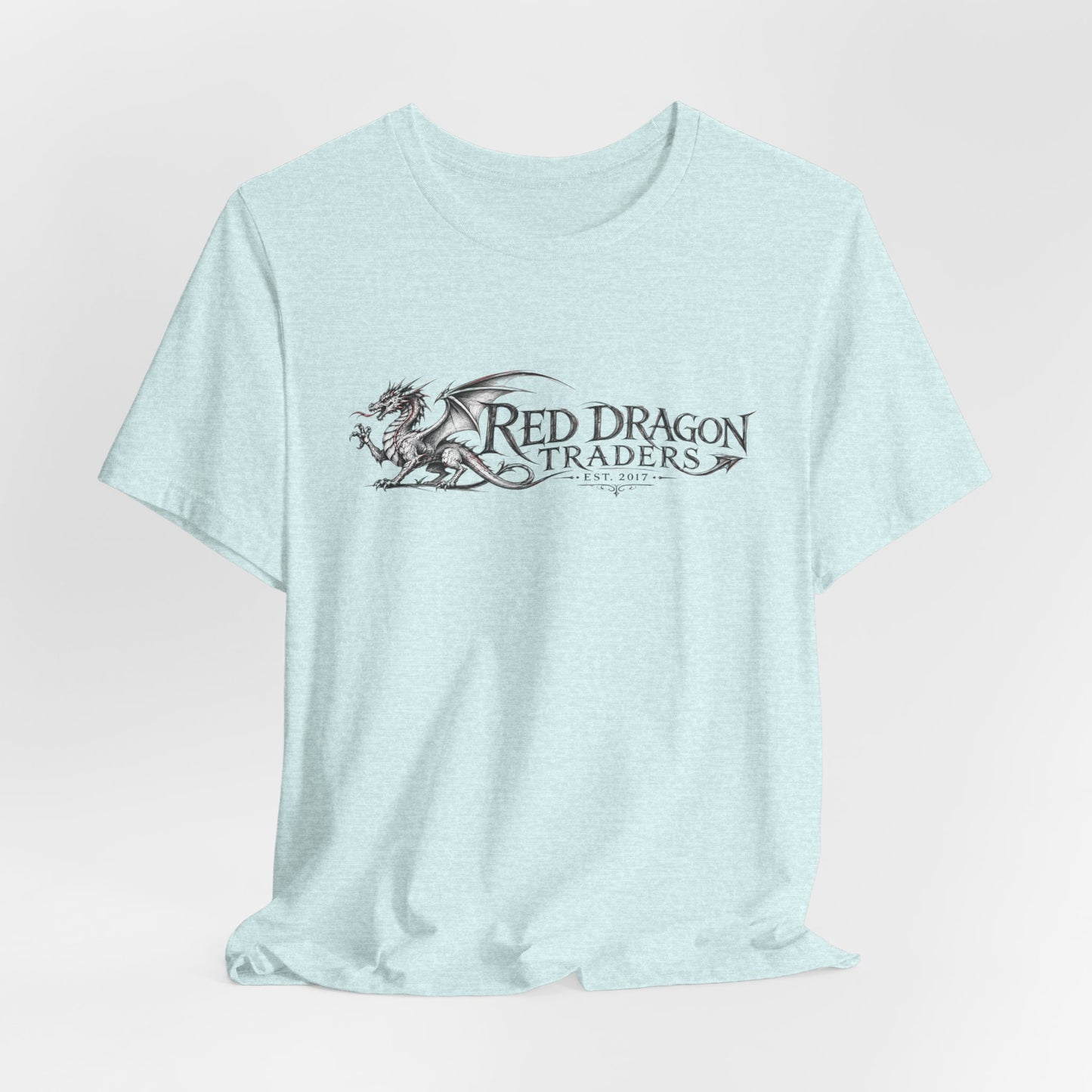 Red Dragon Traders Logo Tee - Vintage Dragon Graphic T-Shirt
