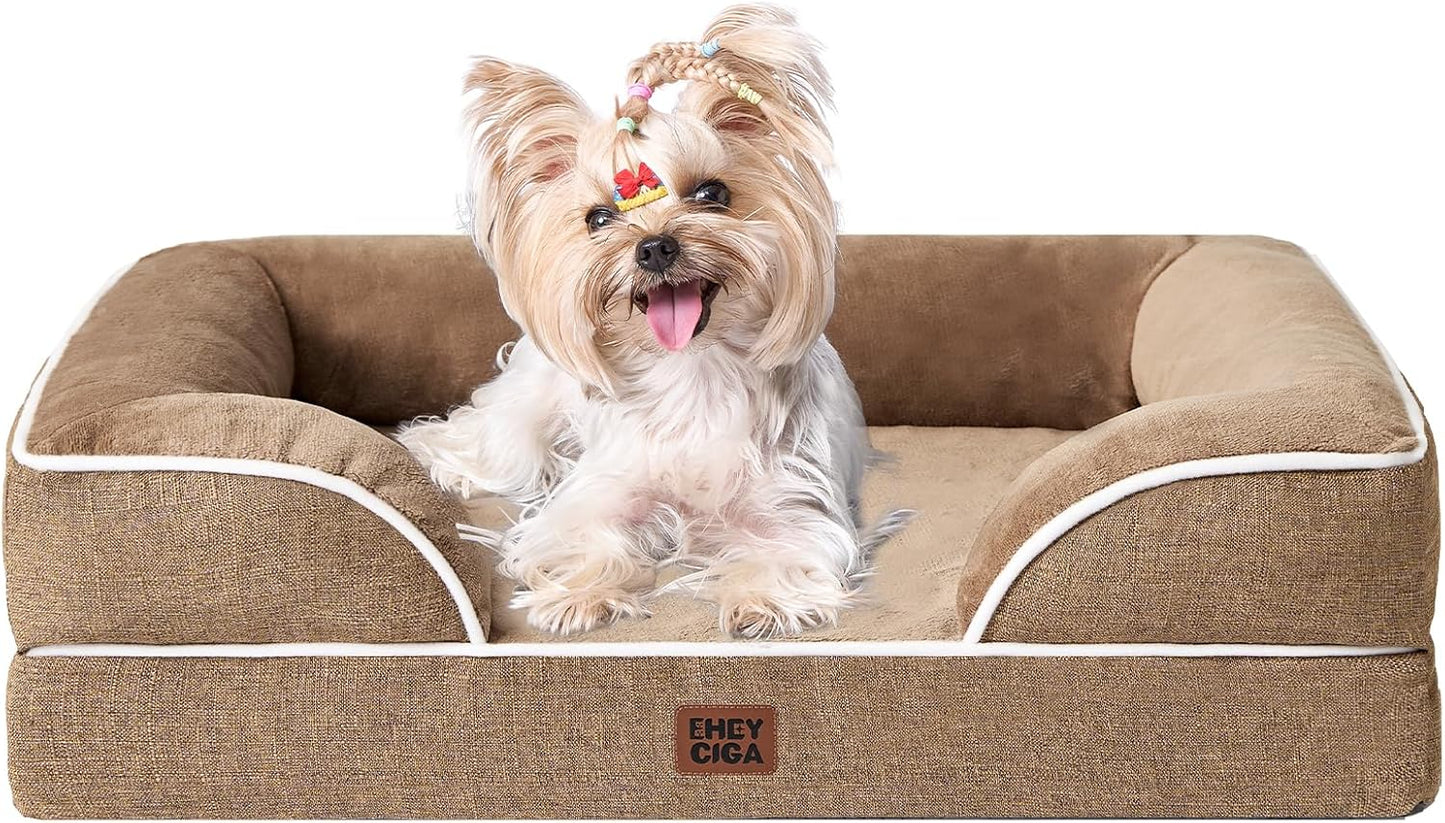 The Pooch Palace: Where Your Medium-Sized Furball Can Snooze Like Royalty on a Waterproof Cloud with a Side of Non-Slip Shenanigans!