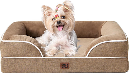 The Pooch Palace: Where Your Medium-Sized Furball Can Snooze Like Royalty on a Waterproof Cloud with a Side of Non-Slip Shenanigans!
