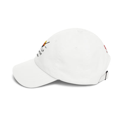 St. Maarten Golf Association Dad Cap - Embroidered Sunset & Crossed Clubs