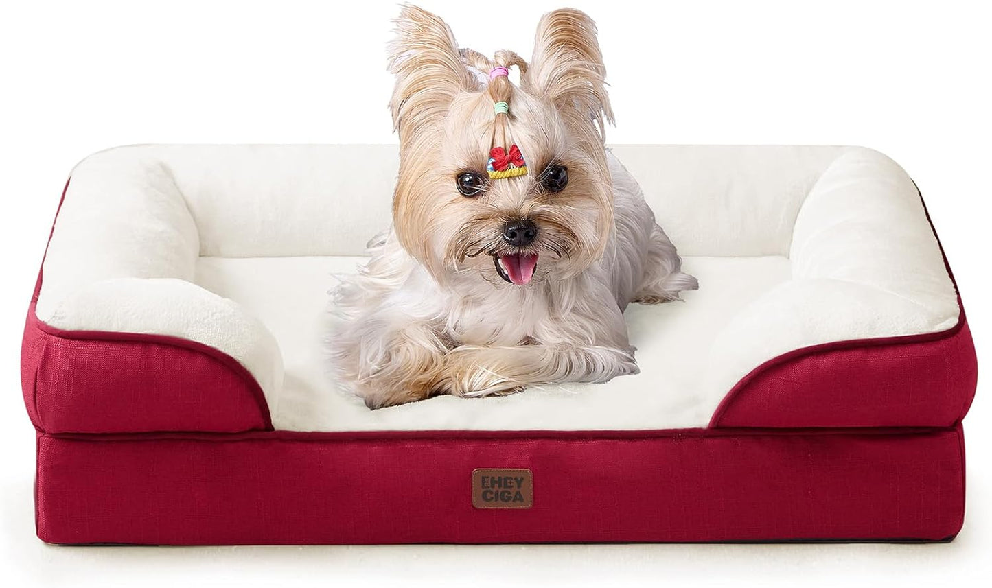 The Pooch Palace: Where Your Medium-Sized Furball Can Snooze Like Royalty on a Waterproof Cloud with a Side of Non-Slip Shenanigans!