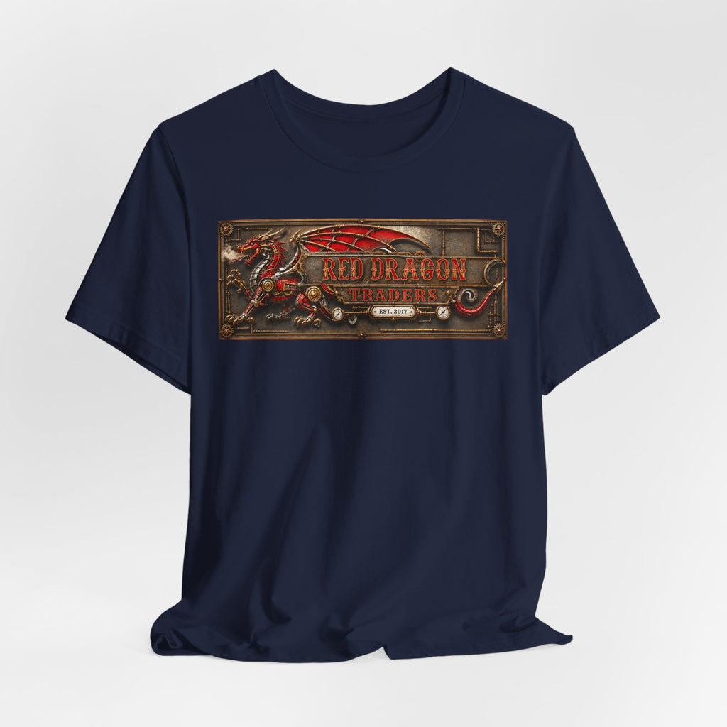 Dragon Tavern Graphic Tee — Red Dragon Vintage Sign T-Shirt