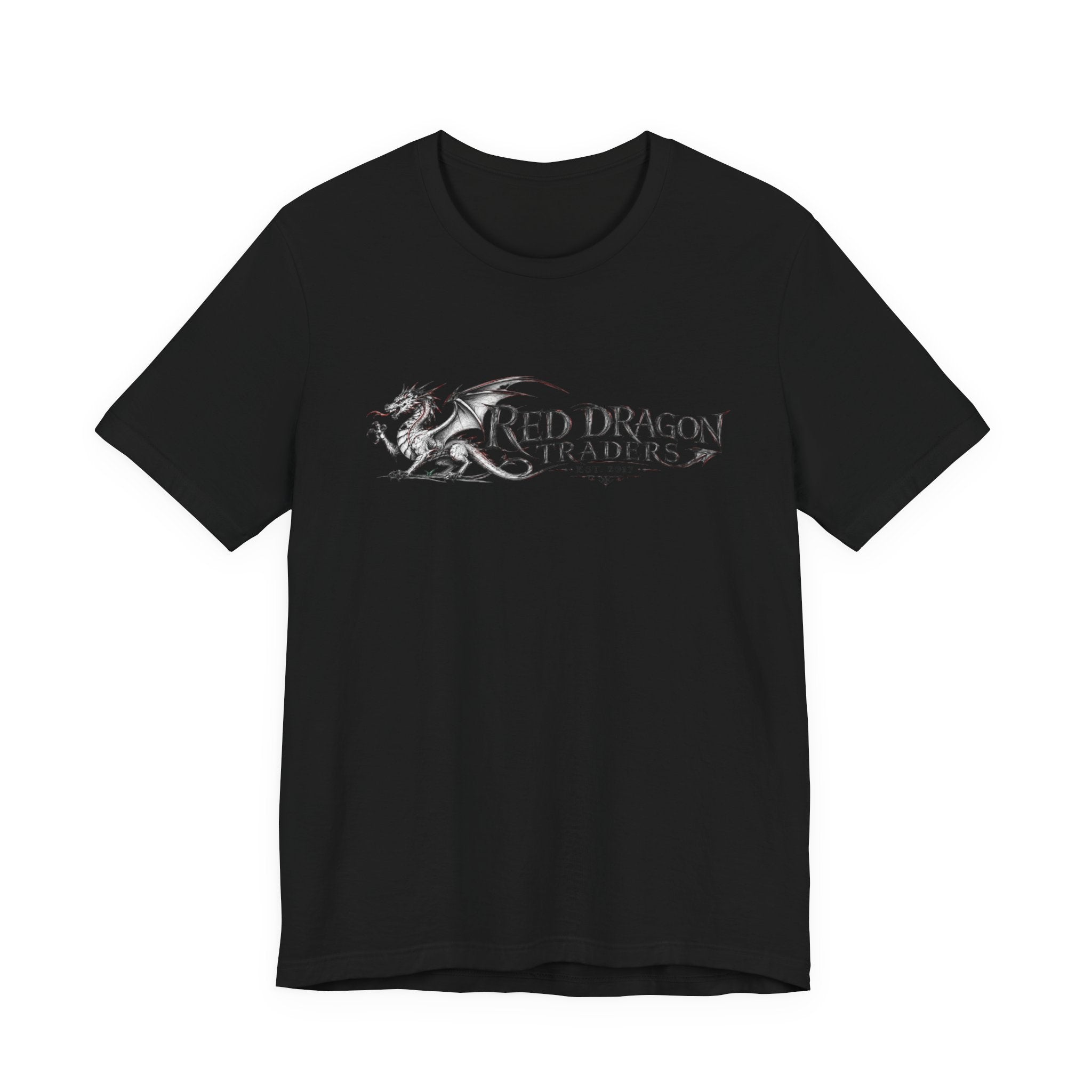 Red Dragon Traders Logo Tee - Vintage Dragon Graphic T-Shirt