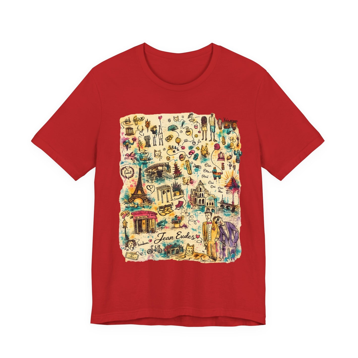 Travel Map Graphic Tee — Vintage Icons "Town Explorer"