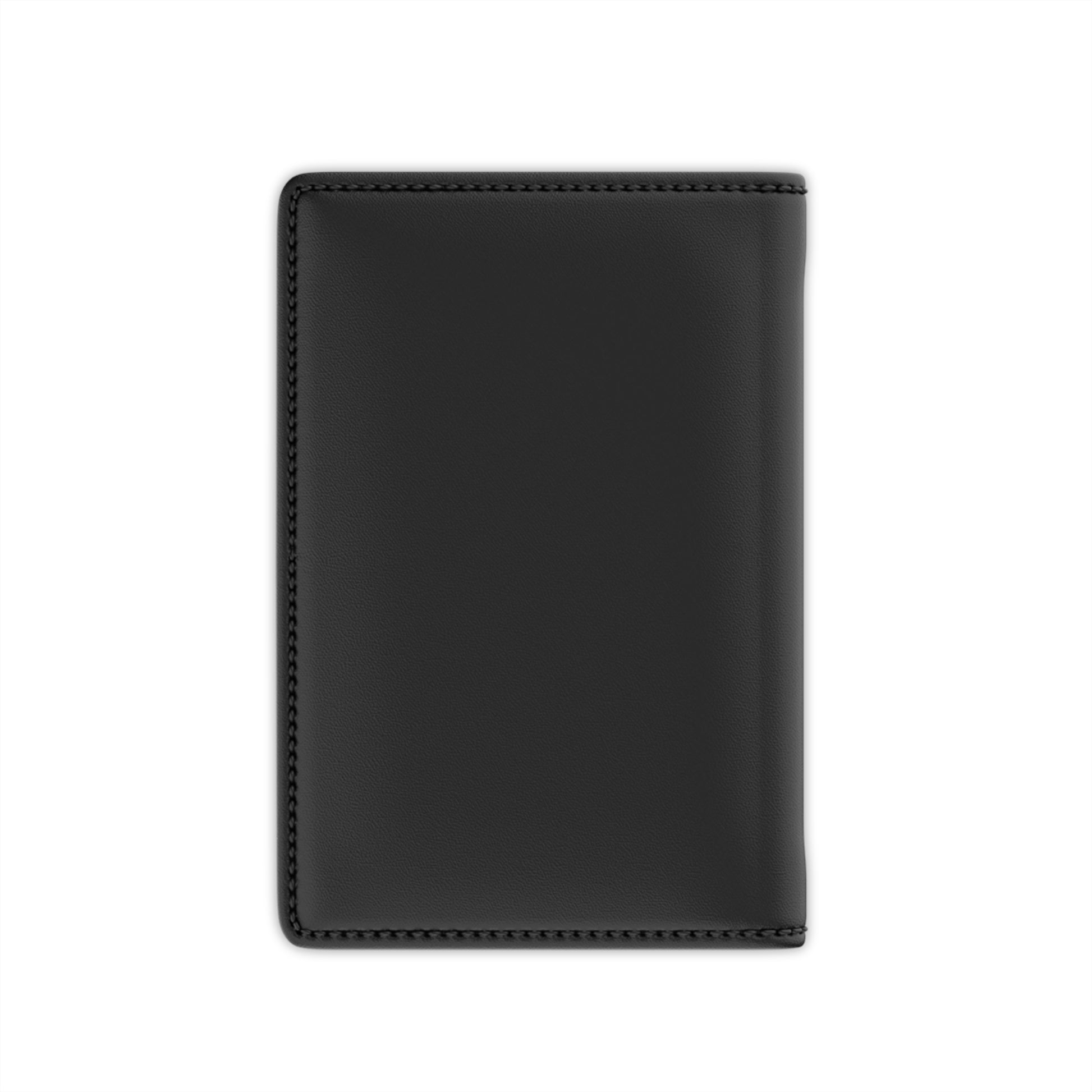 Black leather passport cover 