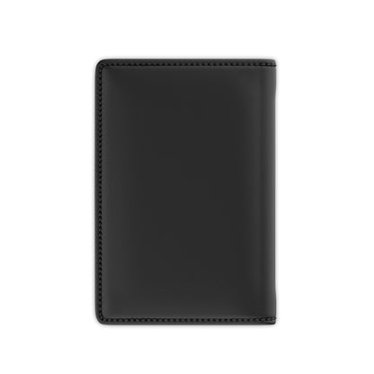 Black leather passport cover 