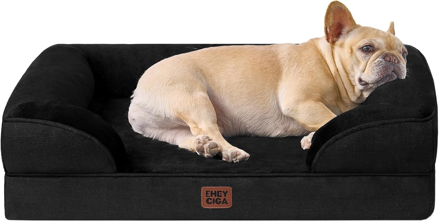 The Pooch Palace: Where Your Medium-Sized Furball Can Snooze Like Royalty on a Waterproof Cloud with a Side of Non-Slip Shenanigans!