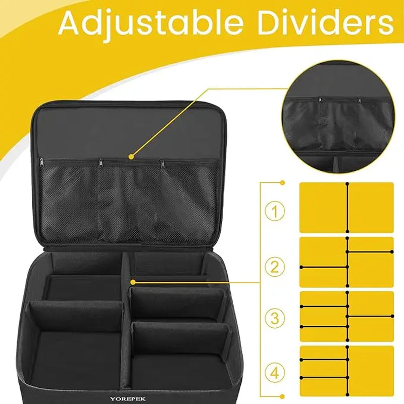 Ultimate Golf Trunk Organizer - Waterproof Storage with Ventilated Shoe Compartment for Golf Gear