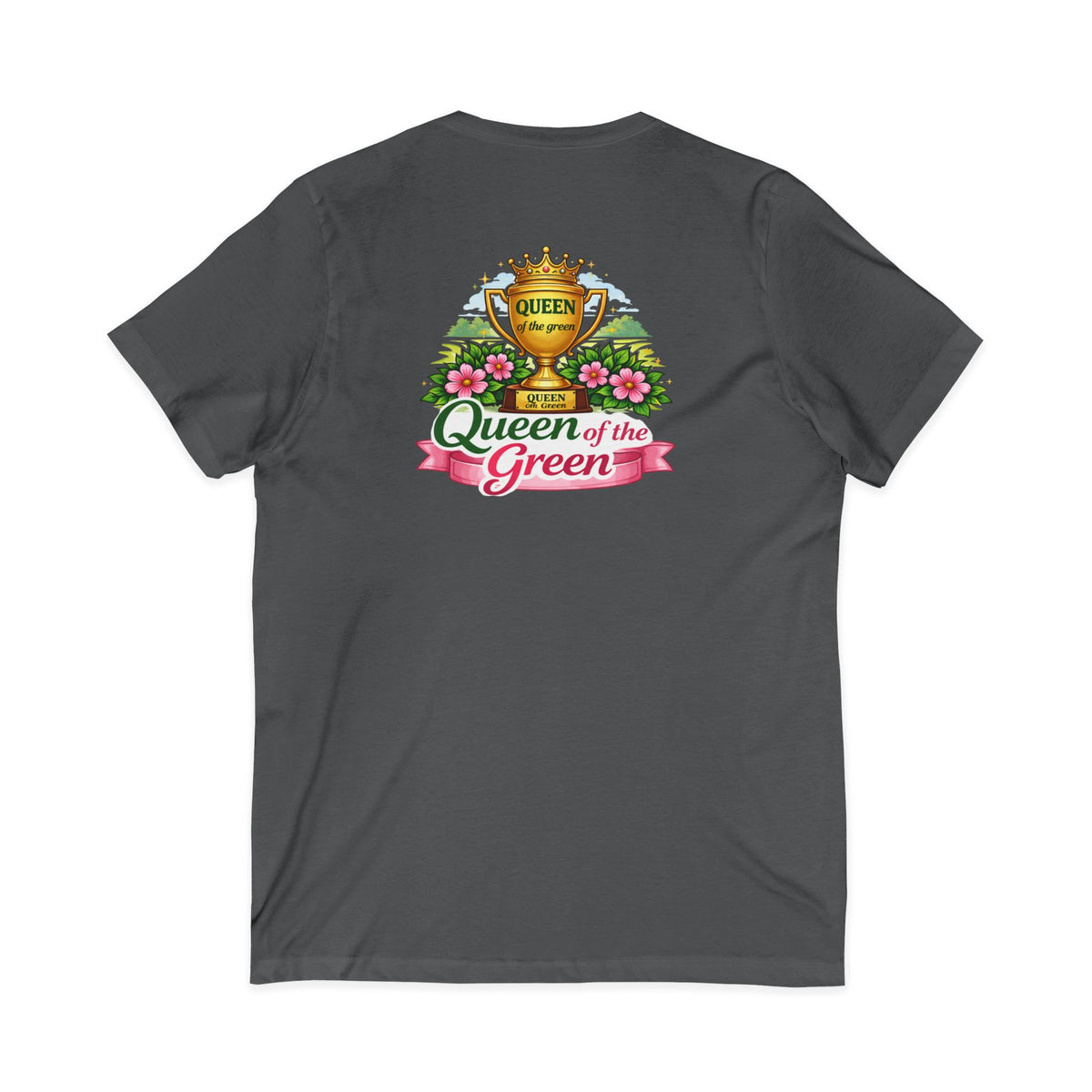 Queen of the Green V-Neck Tee