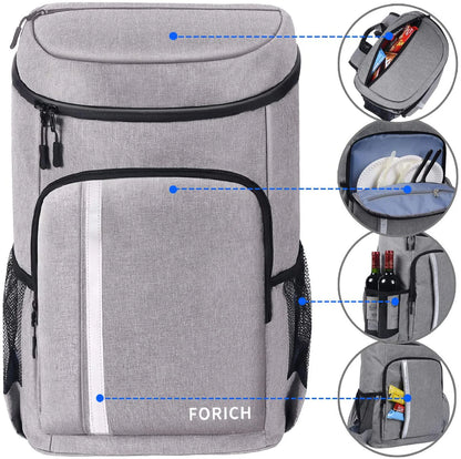 Backpack Cooler that is Insulated and Waterproof - holds 30 cans