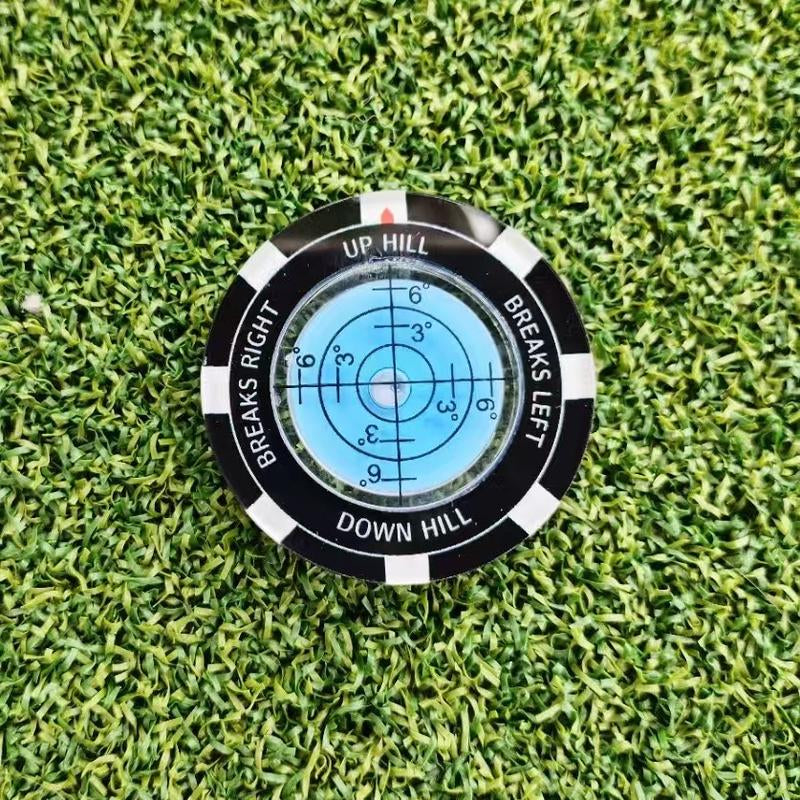 Putt Green Reader Poratble Golf Putting Tool for Golfer Golf Ball Marker High Precision Level Green Reading Aid Golf Accessories