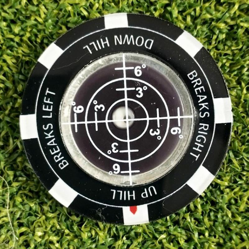 Putt Green Reader Poratble Golf Putting Tool for Golfer Golf Ball Marker High Precision Level Green Reading Aid Golf Accessories