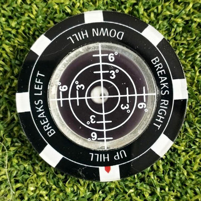 Putt Green Reader Poratble Golf Putting Tool for Golfer Golf Ball Marker High Precision Level Green Reading Aid Golf Accessories