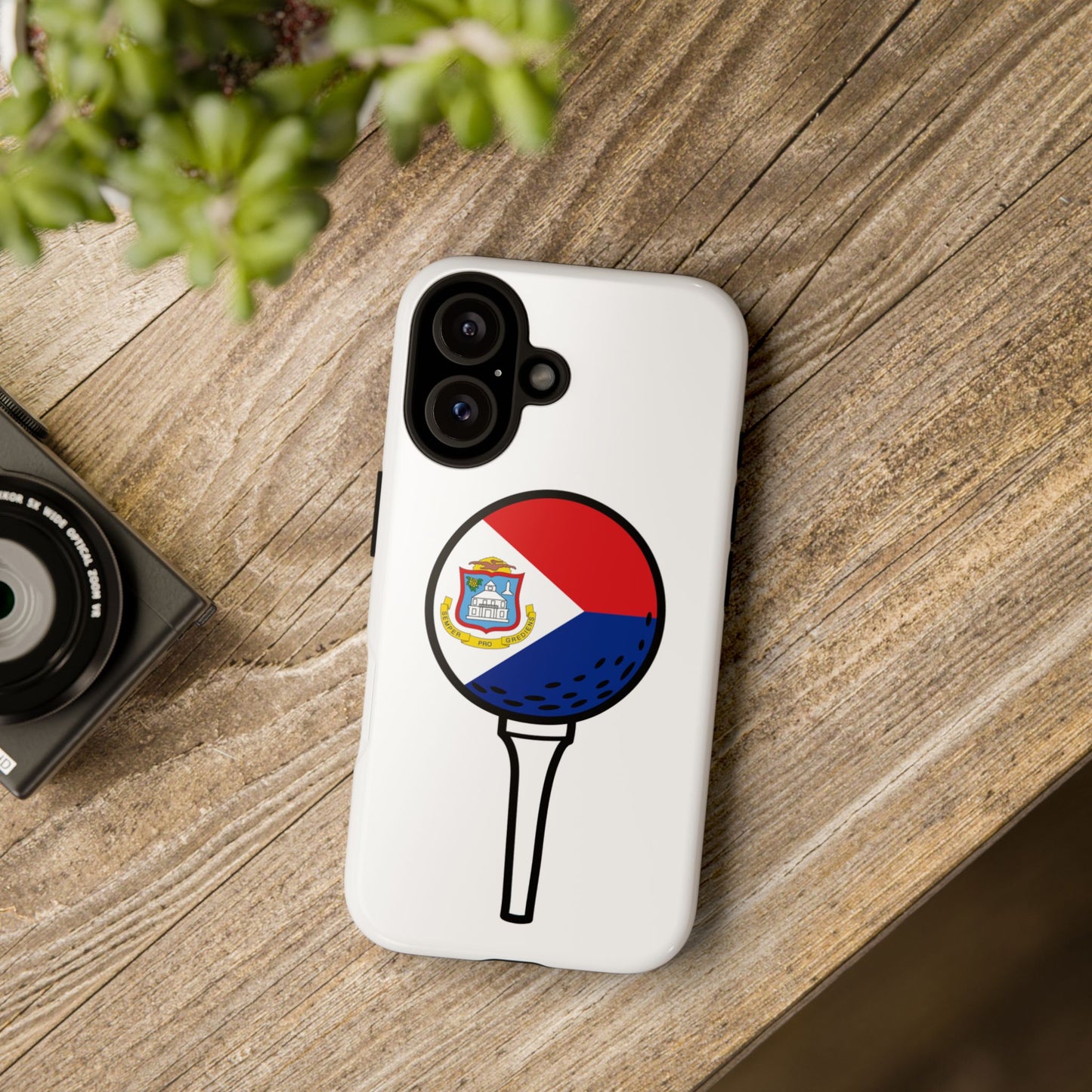 Cas iPhone Pêl Golff Baner St. Maartan