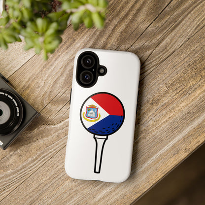 Cas iPhone Pêl Golff Baner St. Maartan