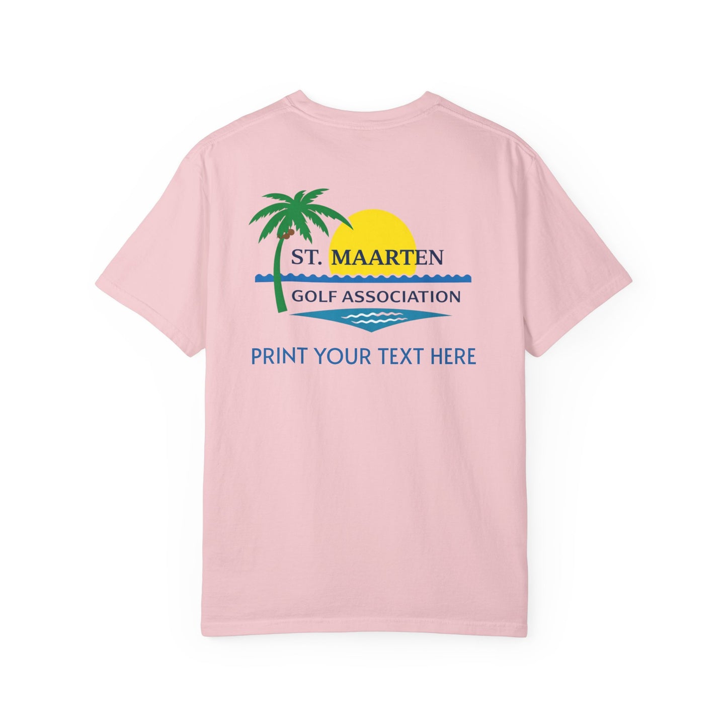 St. Maarten Golf Association T-Shirt — Personalized Resort Golf Tee
