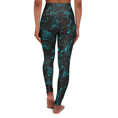 High Waisted Wave Leggings