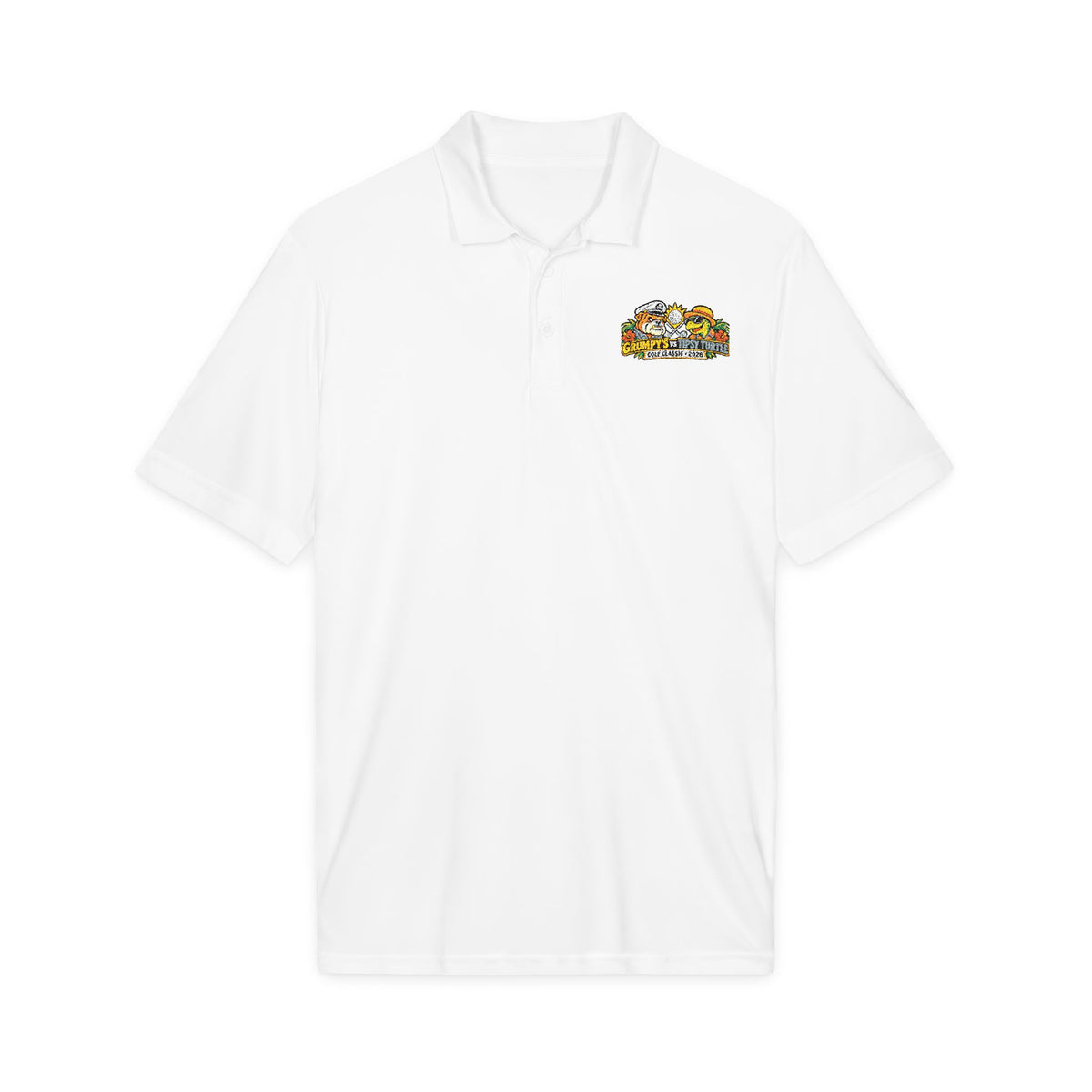 Embroidered Fall Harvest Polo Shirt — Autumn Pumpkin Patch Design