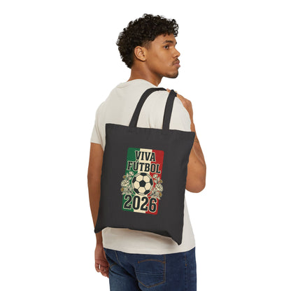 Viva Futbol 2026 Mexico Retro Soccer Tote | Mexican Pride, Vintage Sports