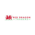 Logo of Red Dragon Traders with a red dragon on a white background