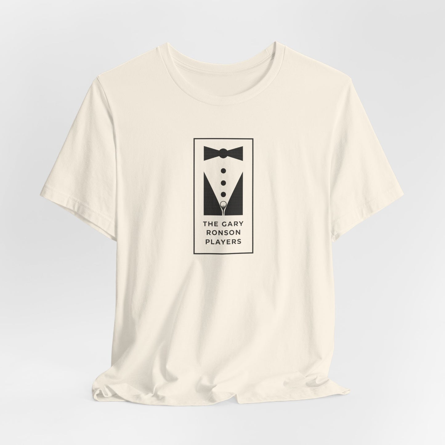 Tuxedo Logo Tee — "The Gary Ronson Players" Vintage Band T‑Shirt