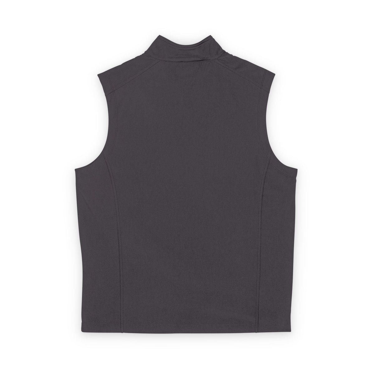 Men's Black Soft Shell Vest with Red Camo 'B&T' Chest Logo
