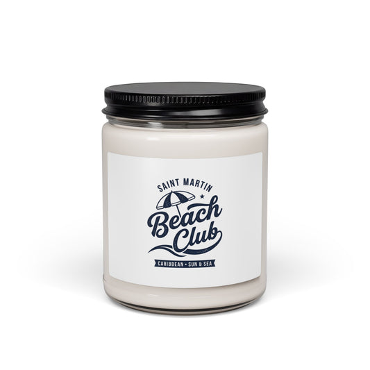 Saint Martin Beach Club Candle | Caribbean Heritage island pride, palm vintage