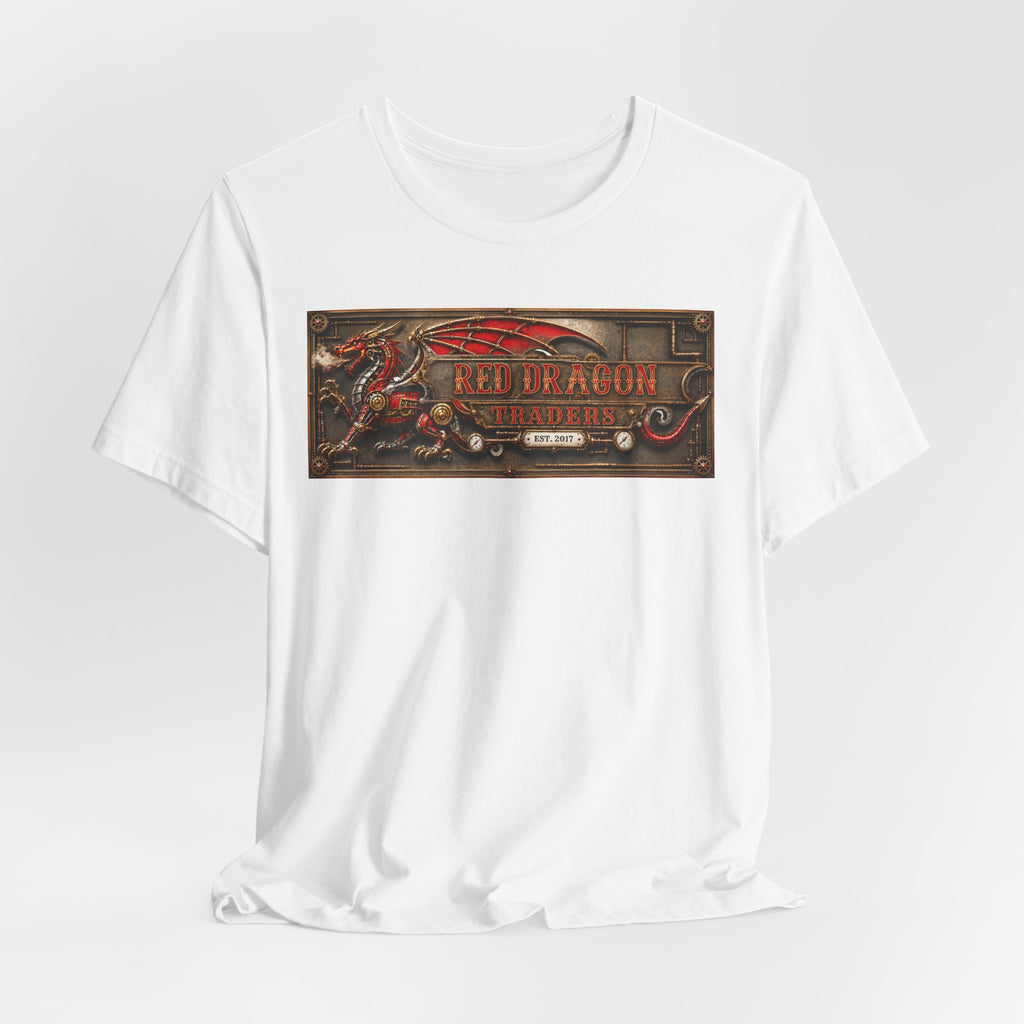 Dragon Tavern Graphic Tee — Red Dragon Vintage Sign T-Shirt