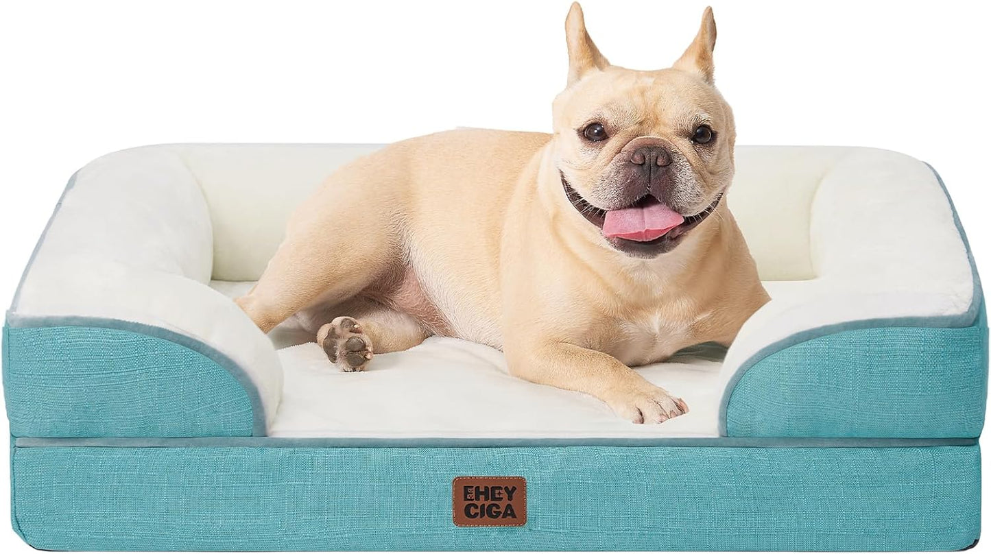 The Pooch Palace: Where Your Medium-Sized Furball Can Snooze Like Royalty on a Waterproof Cloud with a Side of Non-Slip Shenanigans!