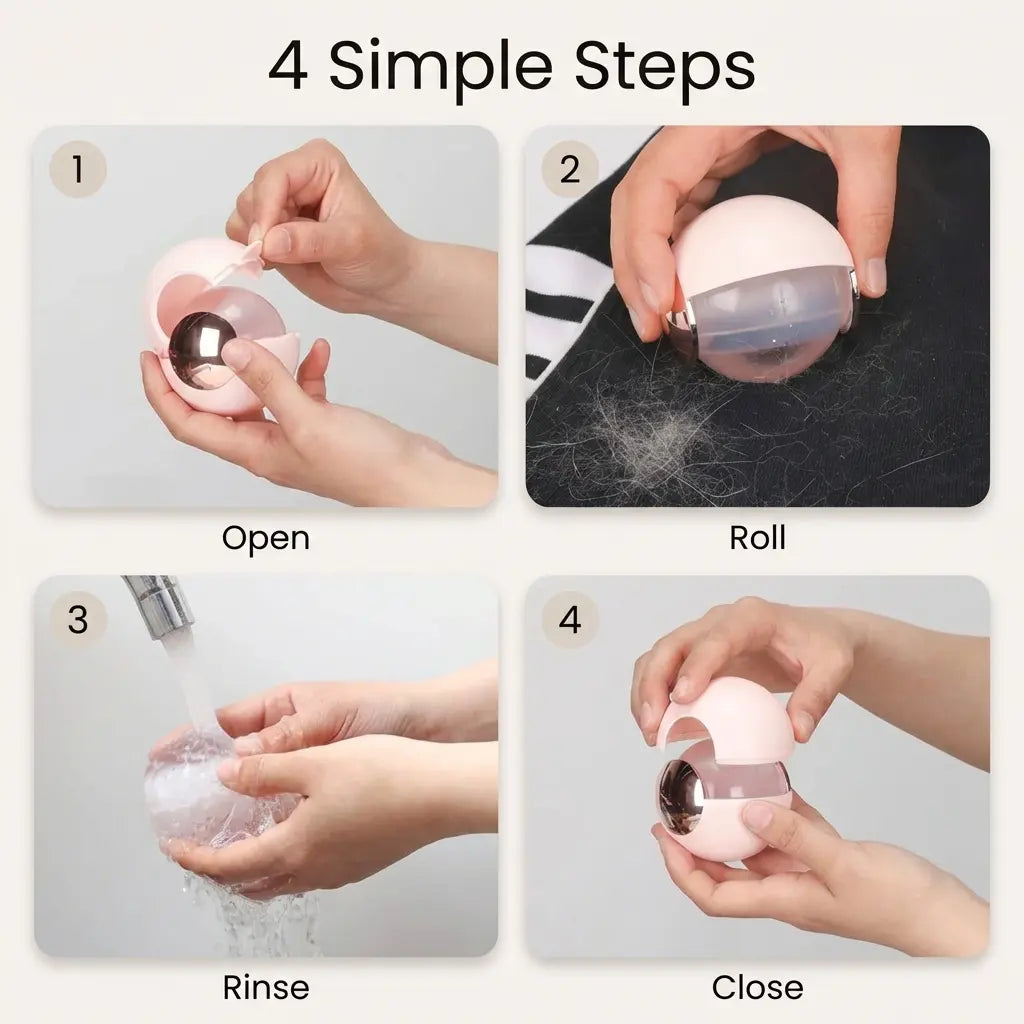 Ultimate Reusable Lint Roller - Washable Gel Pet Hair & Dust Remover