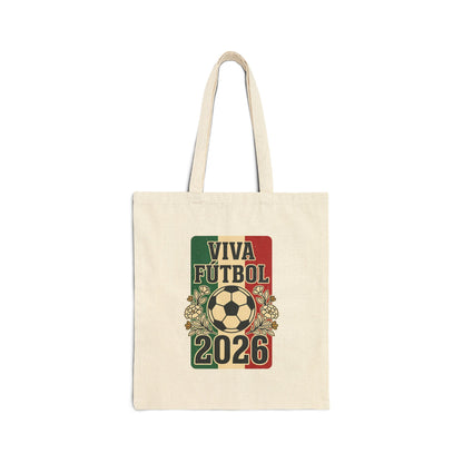 Viva Futbol 2026 Mexico Retro Soccer Tote | Mexican Pride, Vintage Sports