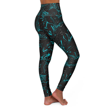 High Waisted Wave Leggings