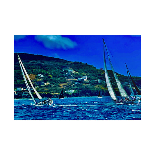 Nautical Sailboat Print
