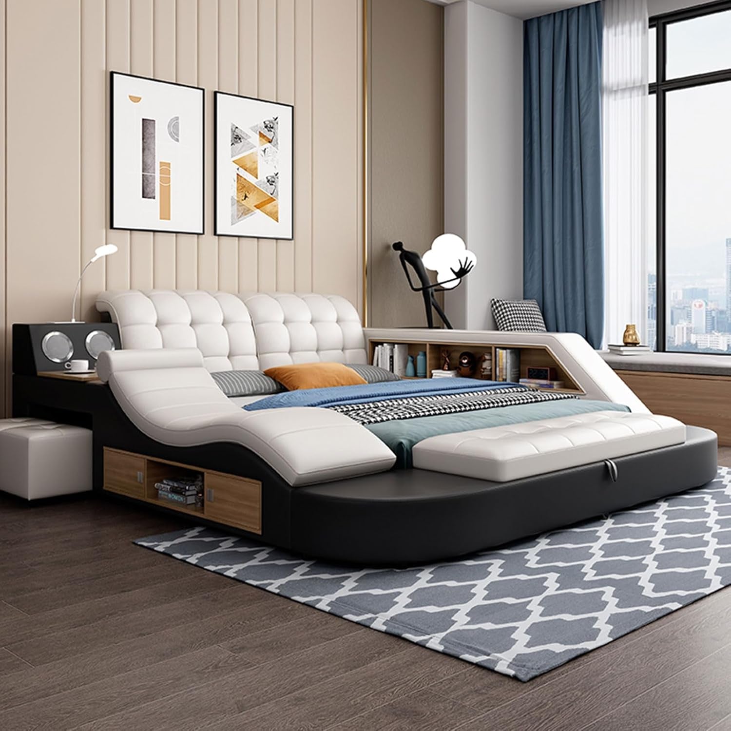 Transform Your Space with the Ultimate Clutter-Free Bed: Stylish, Silent, and Strong!