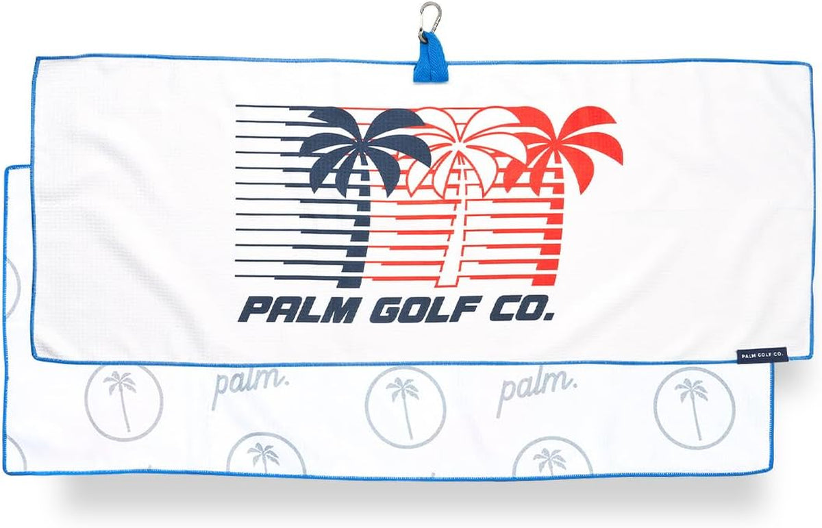 Golf Microfiber Golf Towel with Carabiner Clip | 14 X 36 Inches| Premium Quality | Waffle Pattern