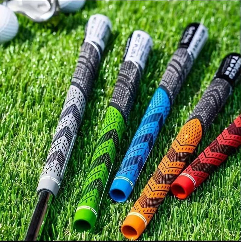 Pro-Grade Golf Grip Bundle: 13Pcs Standard/Midsize Rubber 4 Accessories - Fits Irons & Woods