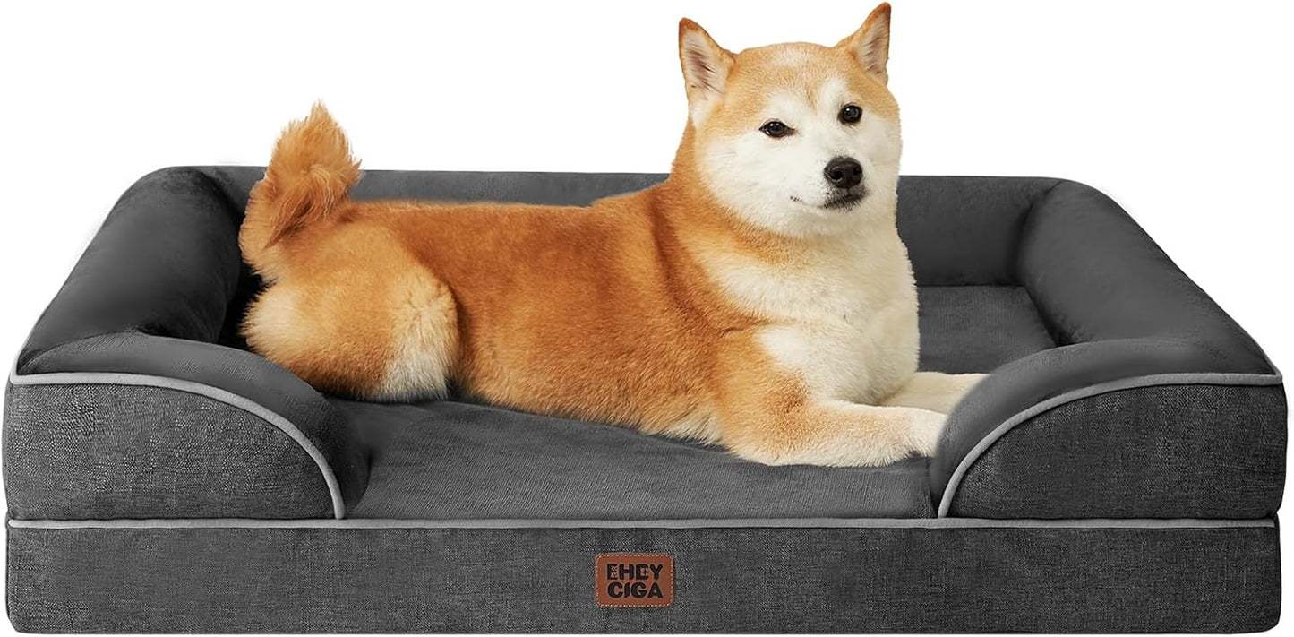 The Pooch Palace: Where Your Medium-Sized Furball Can Snooze Like Royalty on a Waterproof Cloud with a Side of Non-Slip Shenanigans!
